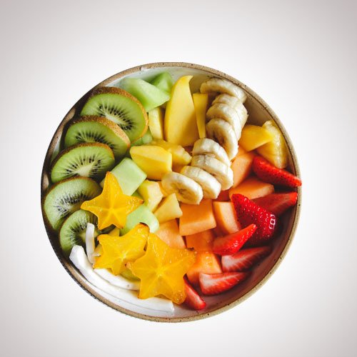 Hair Care Bowl - 400g  ( Kiwi/Dragon fruit, Pineapple, Grapes, Papaya, Banana, Guava, Pomegranate)