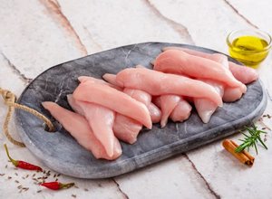 Boneless chicken strips