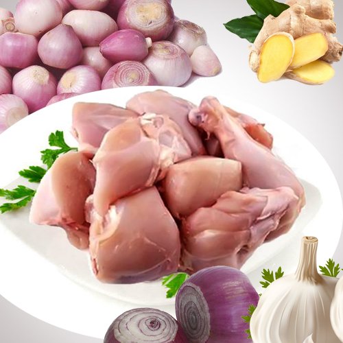 Cleaned Chicken - 1Kg Cleaned Veg (Chicken Vegetable Stew)